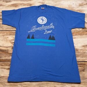 Leinenkugel's Beer T-Shirt - XL, Chippewa WI, Blue, Single Stitch